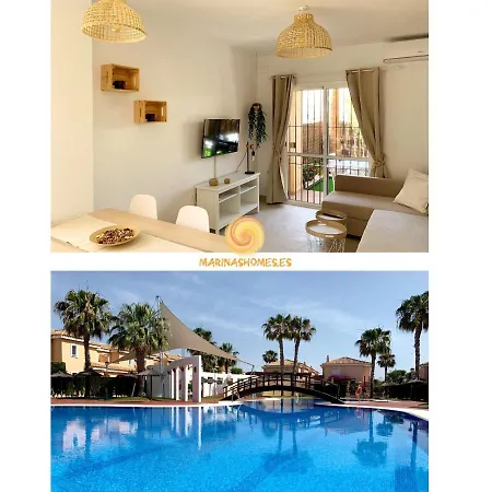 Apartamento Marinas Sol - Tu Hogar Con Jardín Privado! *